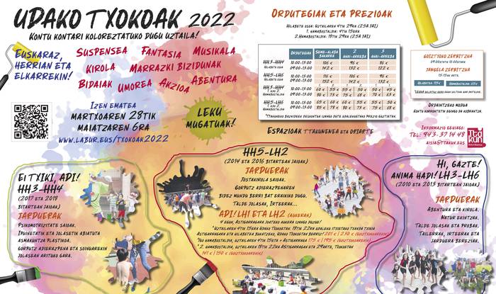 Ttakun KEk astelehenean irekiko du udako txokoetan izena emateko epea