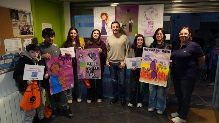 Nahia Saez de Maturana eta Lucia Gonzalez Infanteren sormen lanak iragarriko du datorren urteko Martxoaren 8a