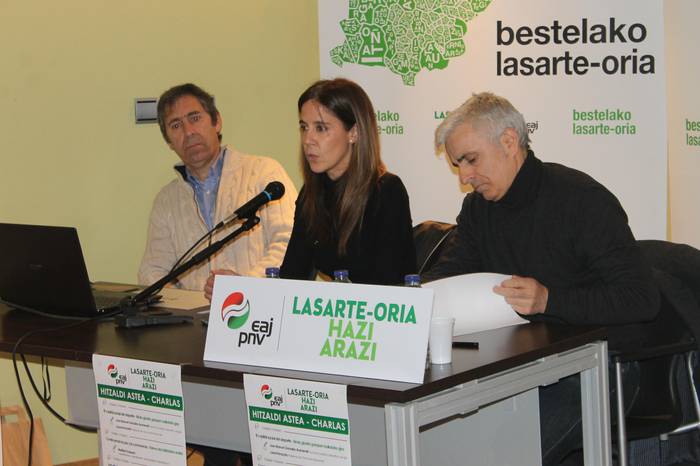 Kirola hizpide EAJren lehen hitzaldian