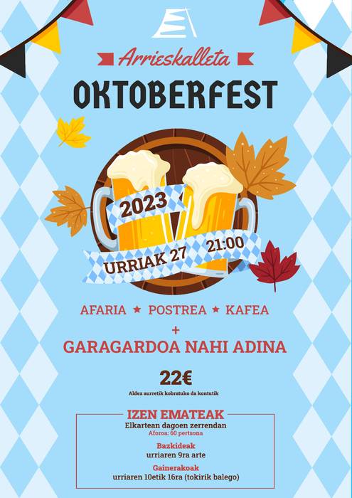 Arrieskalleta elkartean Oktoberfest