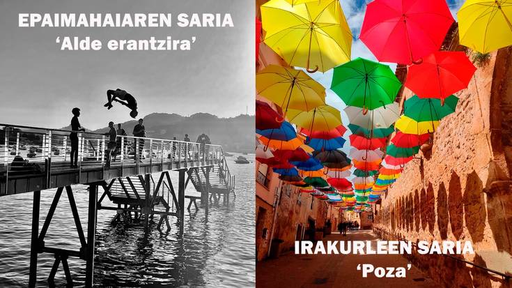 'Alde erantzira' eta 'Poza' argazkiek irabazi dute TXINTXARRI-ren udako argazki lehiaketa
