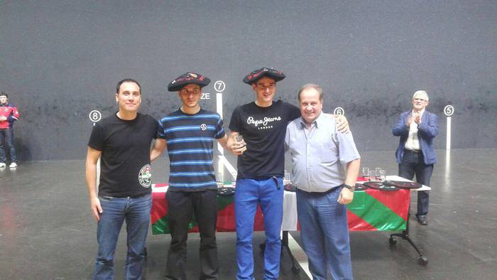 Axier Arteaga eta Mikel Landa pilotariak GRAVNI torneoan