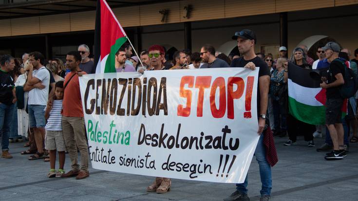Palestinarren aldeko mobilizazioa, iruditan