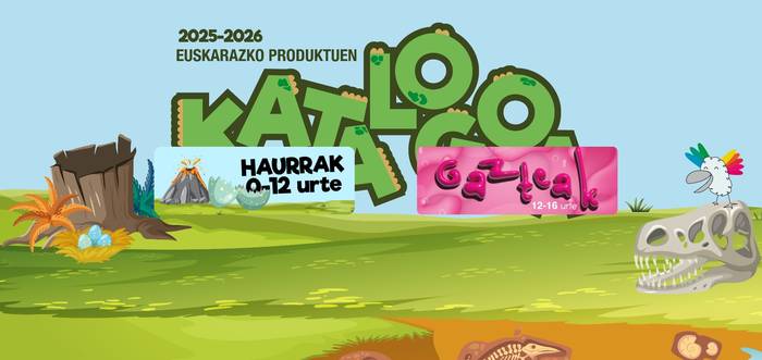 Haur eta gazteentzako berrikuntza ugari dakartza katalogoak