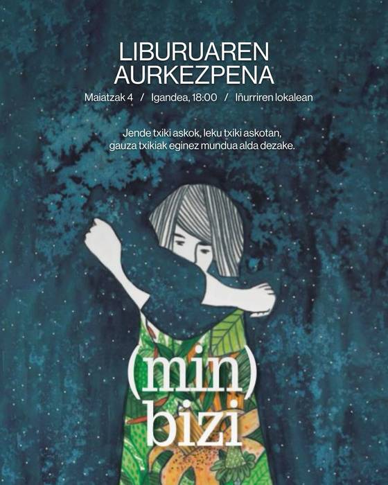 '(Min)bizi' liburua aurkeztuko dute Izan Iñurrik eta 'Zorrotz' komunikabideak igande honetan