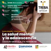 'Osasun mentala eta nerabeak' hitzaldia