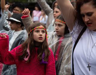 Eguraldiak ez du zapuztu dantzaldia