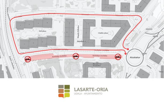 Kale mozketa eta trafikoaren noranzkoaren aldaketa Atsobakarren