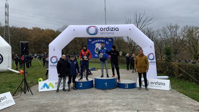 Jon Presa herritarra bigarren izan da Txindoki krosean