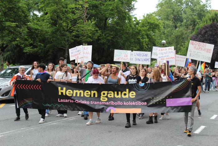 Sorgin Jaiak: 'Transmaribolloen aldeko defentsan hemen gaude' manifestazioa