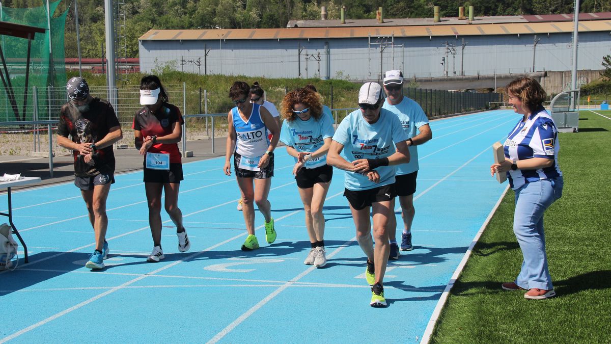 Ana Isabel Pineda atletak diabetesari ikusgarritasuna emateko bigarren hitzordua hasi du Lasarte-Orian