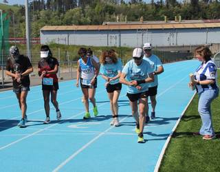 Ana Isabel Pineda atletak diabetesari ikusgarritasuna emateko bigarren hitzordua hasi du Lasarte-Orian