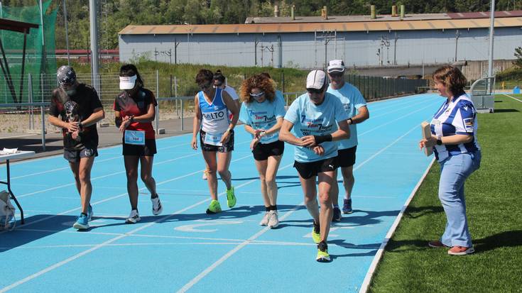 Ana Isabel Pineda atletak diabetesari ikusgarritasuna emateko bigarren hitzordua hasi du Lasarte-Orian