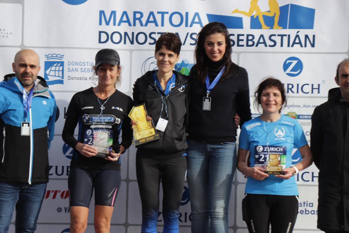 Herritarrek maila ona, Donostiako Maratoian