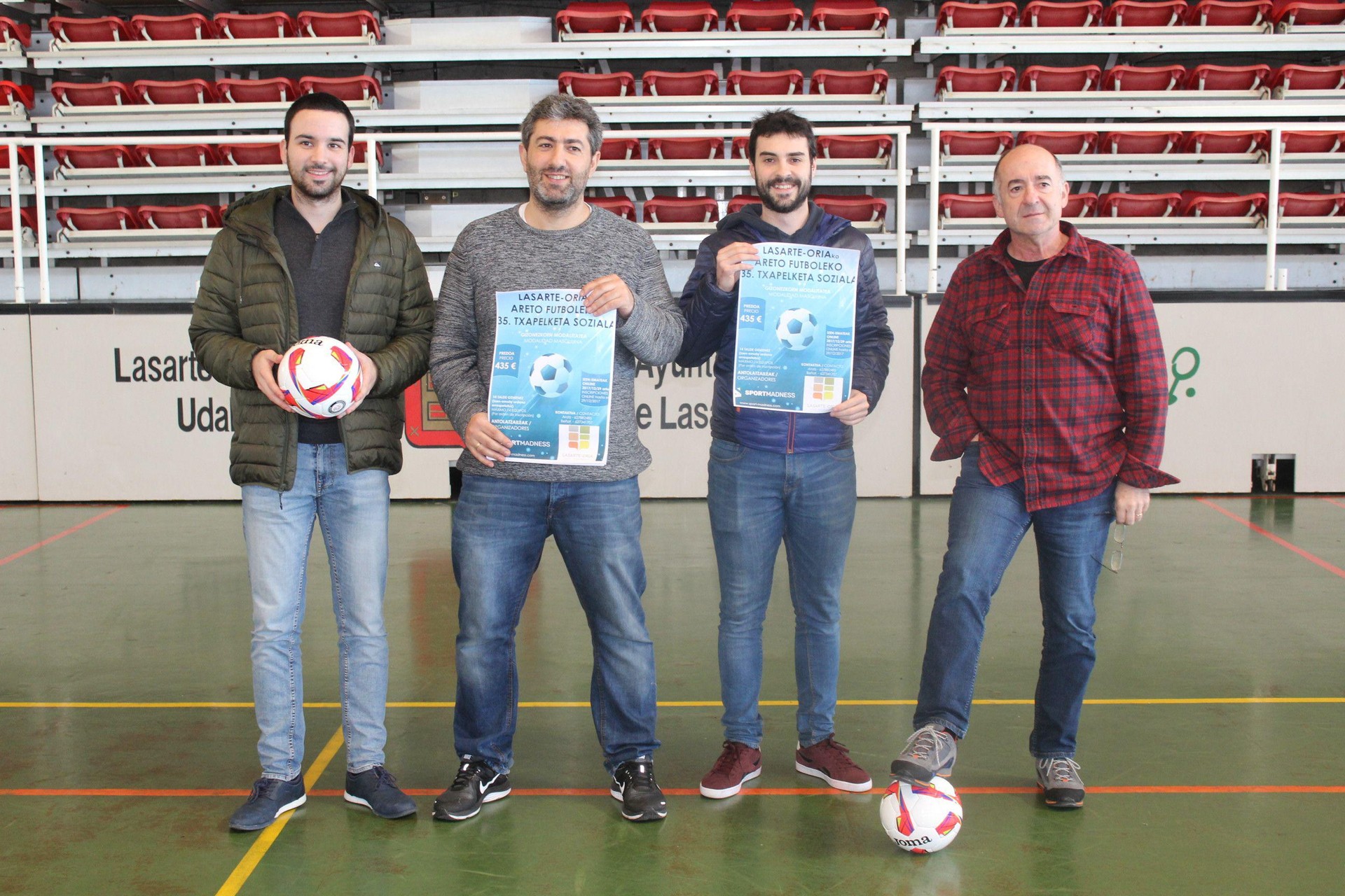 Larunbatean hasiko da areto futbol txapelketa 