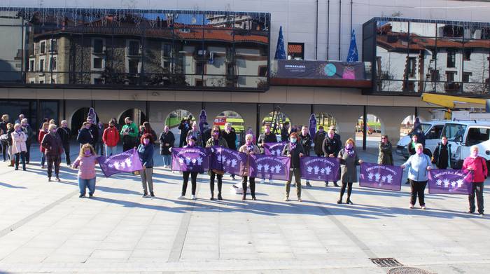 Indarkeria matxistaren aurka elkartu dira