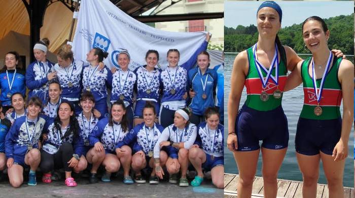 Herritarrak Gipuzkoako txapelketetako podiumetan izan dira traineruan zein aulki mugikorrean