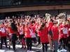 'Harro Herri' koreografia dantzatu dute Okendo plazan