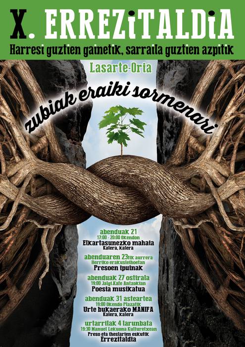 Zubiak eraiki sormenari errezitaldia