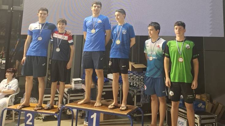 Herriko igerilariak ederki jardun dira Gipuzkoako txapelketan