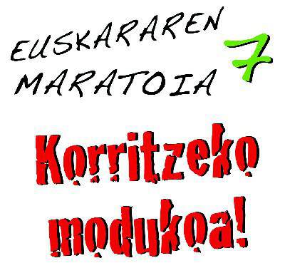 Euskararen VII. Maratoiko eten gabeko bi probetan izena emateko epea zabalik