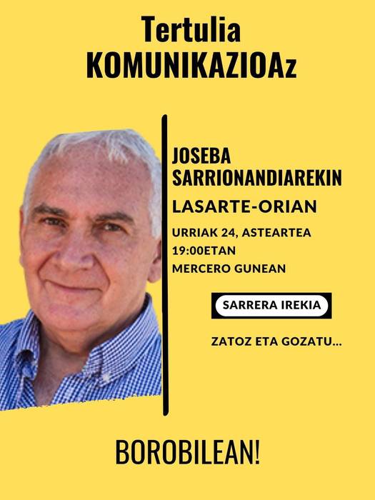 Joseba Sarrionandiarekin solasaldia
