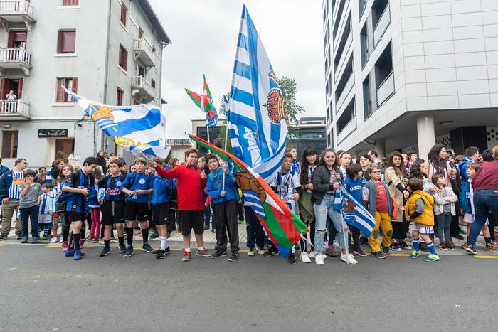Reala animatzeko festa egingo dute gaur Jaizkibel plazan