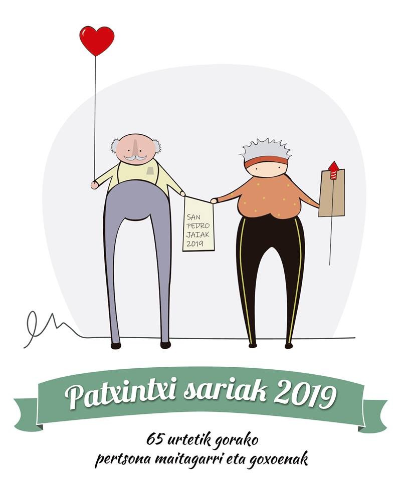 Patxintxi saria, hautagai bila