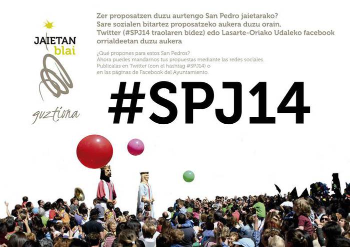 #SPJ14, San Pedroetarako proposamenak egiteko gakoa