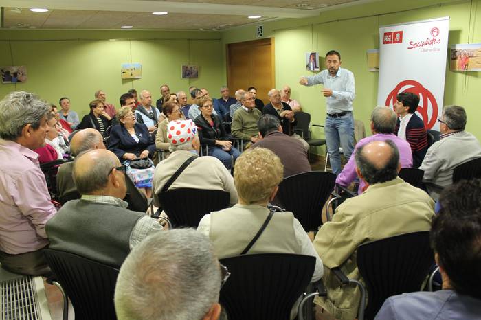 Denis Itxaso PSE-EEren ahaldungaia herrian