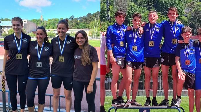 Herriko atletak Gipuzkoako txapelketako podiumean izan dira