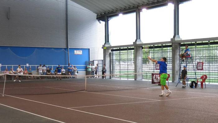 Juliá garaile Lasarte-Oriako tenis txapelketan