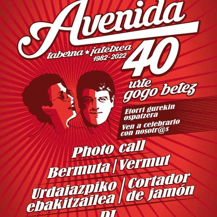 Avenida tabernak 40 urte