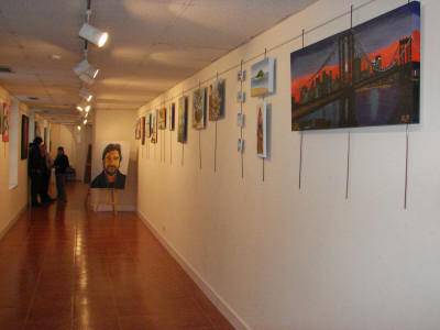 Estudio del pintor eskolako erakusketa ikusgai