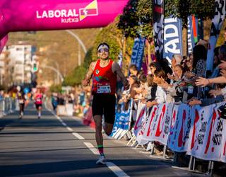 Herritarrak bikain lehiatu dira Azkoitia-Azpeitia maratoi erdian