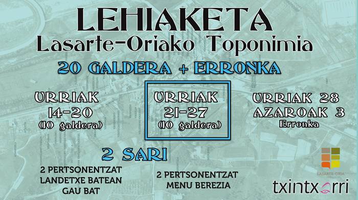 LASARTE-ORIAKO TOPONIMIAREN ERRONKA II