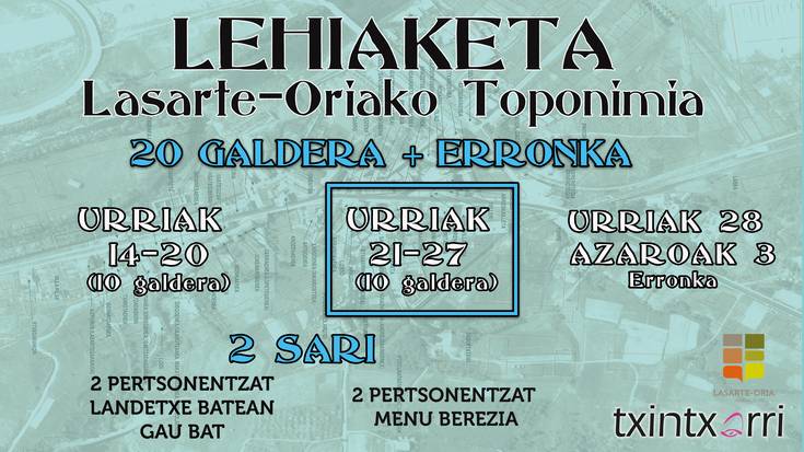 LASARTE-ORIAKO TOPONIMIAREN ERRONKA II