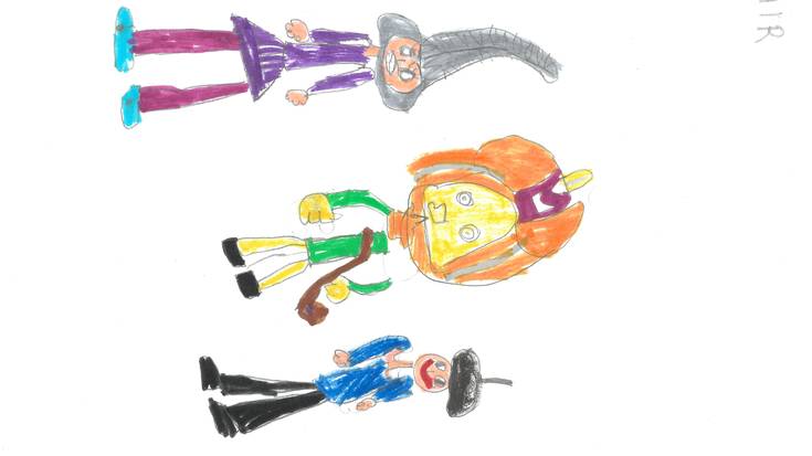 Garaikoetxea-Landaberri ikastetxeko haurren marrazkiak: LH 1B