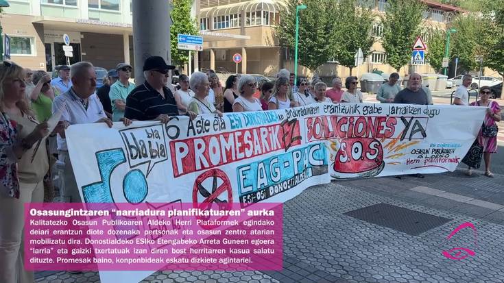 Osasun publikoaren aldeko herri plataformen elkarretaratzea