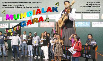 Etorkinak kantuan euskaraz