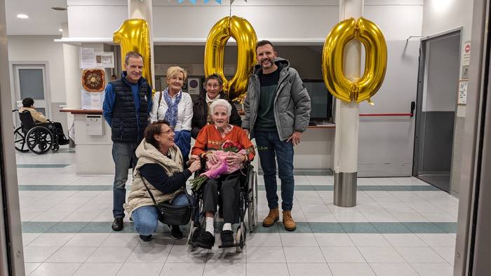 100 urte bete ditu Maria Dolores Aliri Añorga lasarteoriatarrak