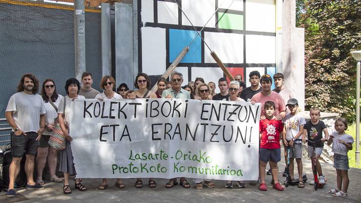 Erasoei erantzutetik harago joateko protokolo komunitarioa aurkeztu dute
