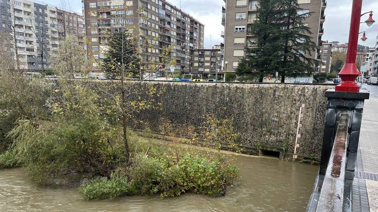 Abisu horiak egunotan, euriagatik