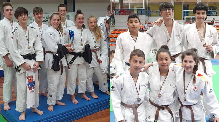 LOKEko judokak talde mistoen I. Tagoya Kopan lan ederra egin zuten