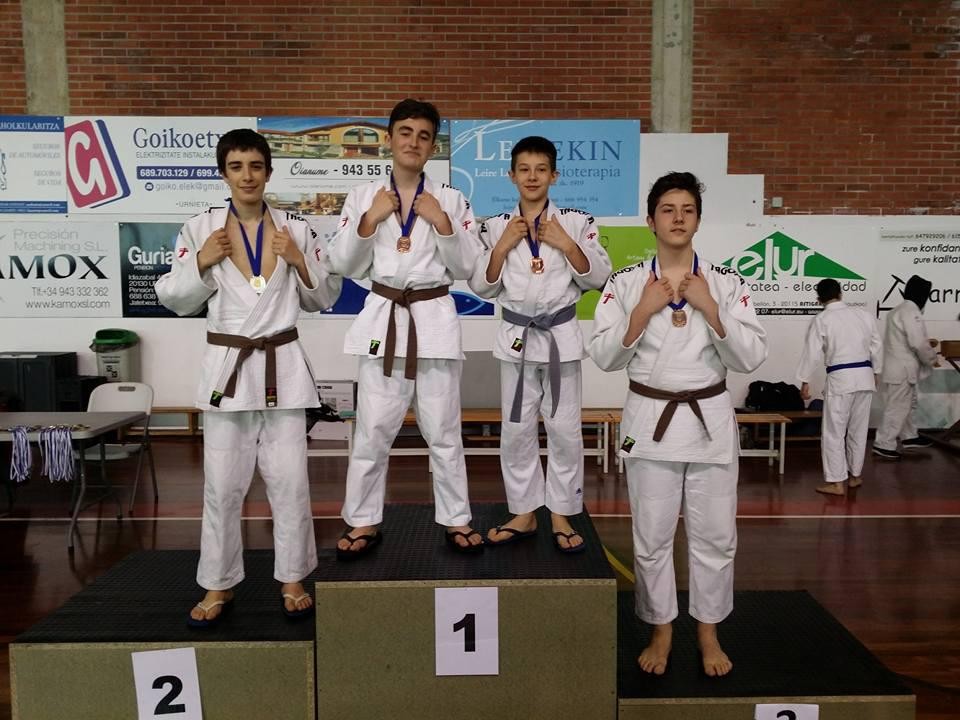 LOKEko judokek, sei domina Gipuzkoako txapelketan