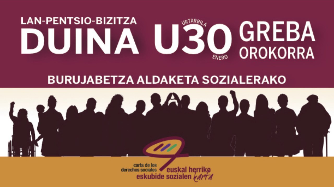 TXINTXARRI-ren erabakia urtarrilaren 30eko greba orokorraren harira