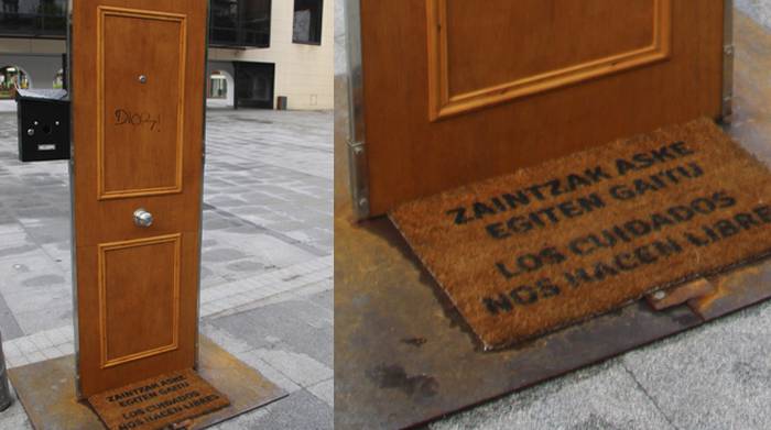 'Mira' instalazio artistikoa ikusgai dago