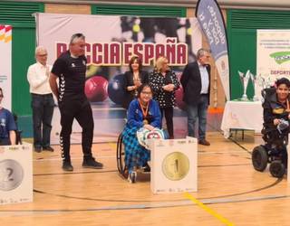 Anara Martin eta Ostadar, bocciako Espainiako txapelketako podiumean