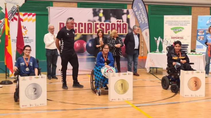Anara Martin eta Ostadar, bocciako Espainiako txapelketako podiumean