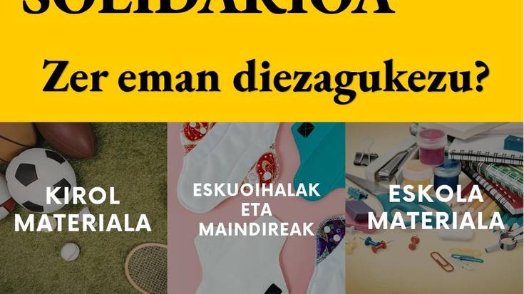 Bizi Kamerun proiekturako baliabideak biltzen ari dira